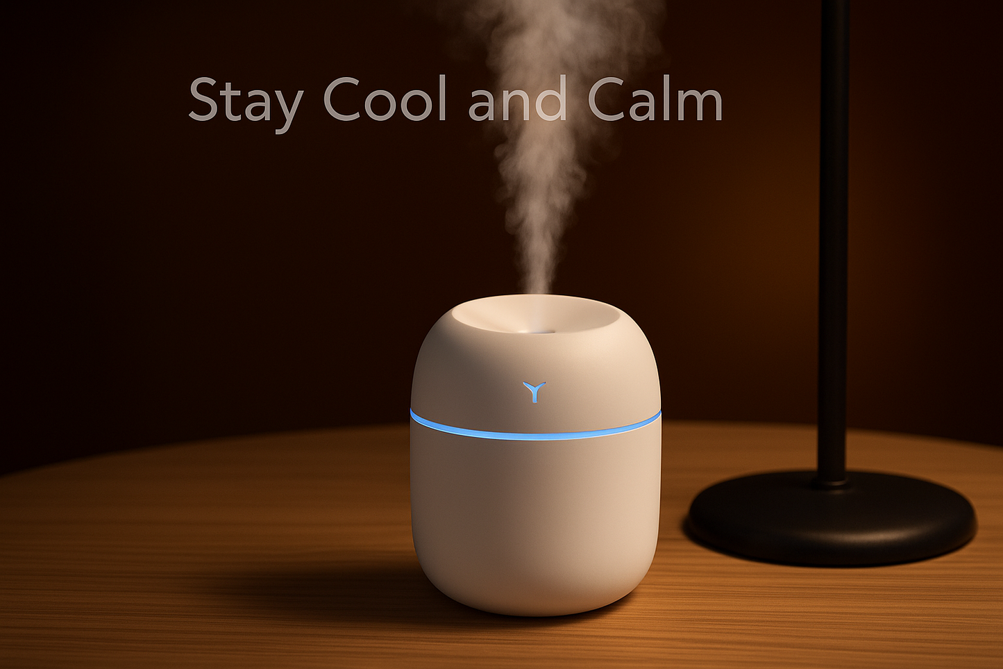 Pure White LED Night Light Humidifier