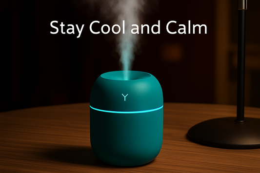Teal LED Night Light Humidifier